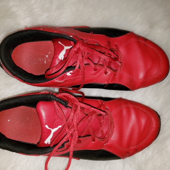 Puma Men/Kid Red Ferrari Sneakers Size 5 US 37kids - Picture 2 of 8